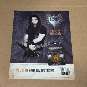 GUS G of FIREWIND - ESP Guitars - Print Advertisement